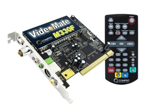 TV Tuner Intern Compro M330F FM PCI, Analog, Philips 9-bit, MPEG-2 - Bocris