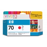 Cartus Cerneala HP Nr. 70 Red Vivera Ink 130 ml for HP Designjet Z2100 24', Designjet Z2100 44' Q6677A, Designjet Z2100 44' Q6677C, Designjet Z3200 24' C9456A