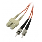 Patch cord fibra optica Gembird duplex multimode ST-SC 1m CFO-STSC-OM2-1M