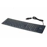 Tastatura Gembird KB-109F-B Flexibila PS2/USB Black