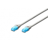 DIGITUS Premium CAT 5e UTP patch cable, Length 25m, Color grey