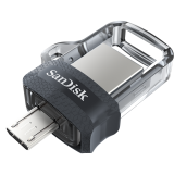 Stick USB SANDISK ULTRA DUAL DRIVE M3.0/256GB GREY AND SILVER 130 MB/S SDDD3-256G-G46