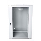 DIGITUS Wallmount cabinet 12U, double section, 600x6000mm, grey RAL 7035