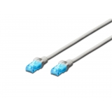DIGITUS Premium CAT 5e UTP patch cable, Length 1,5m Color grey