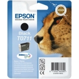 Cerneala Epson T0711 negru DURABrite | Stylus D78/92/120/DX4000/4050/4400/4450/5