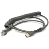 Cablu Datalogic Cable, USB, Type A, Coiled, POT, CAB-524, 8 ft. 