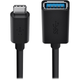 Cablu Belkin ADAPTER USB 3.0/USB-C TO USB-A/UPTO 5 GBIT/S/1500MA/GRAU/1M F2CU036BTBLK