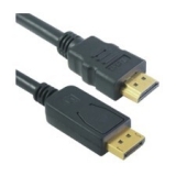 Mcab 5M DP HDMI CABLE M-M BLACK/M/M GOLD FULL HD 7003463