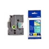 Brother TZE-721 LAMINATED TAPE 9MM 8M/BLACK ON GREEN TZE721