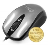 Mouse Media-Tech Plano Optic 3 butoane 800cpi USB black-silver MT1091S