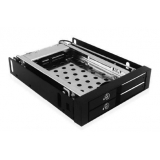 Icy Box Mobile Rack for 2x 2.5'' SATA HDD or SSD, Black