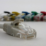 Netrack patch cable RJ45, snagless boot, Cat 5e UTP, 0.25m grey