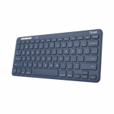Tastatura TASTATURI Trust LYRA Compact Wireless and rechargeable Keyboard Blue US 25095 (timbru verde 0.8 lei) 