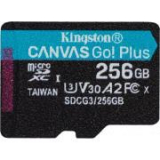 Card memorie Kingston 256GB MSDXC CANVAS GO PLUS 170R/A2 U3 V30 SINGLE PACK W/O ADPTR SDCG3/256GBSP