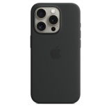 Apple IPHONE 15 PRO SILICONE CASE/WITH MAGSAFE - BLACK MT1A3ZM/A