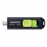 MEMORY DRIVE FLASH USB-C 32GB/ACHO-UC300-32G-RBK/GN ADATA 