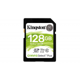 Card memorie Kingston 128GB SDXC CANVAS SELECT PLUS/100R C10 UHS-I U3 V30 SDS2/128GB
