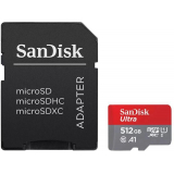 Card memorie SANDISK ULTRA MICROSDXC 512GB +/SD ADAPTER 150MB/S A1 CLASS 10 SDSQUAC-512G-GN6MA
