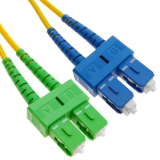 Cablu Emtex Patchcord FO SC/APC-SC/PC, SM OS2 9/125, manta LSZH 3.0mm, duplex 1m SC/APC-SC/PC-SM/DX-1 (timbru verde 0.08 lei) 