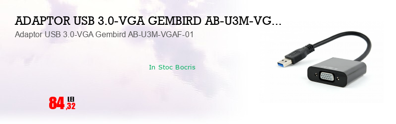 Adaptor USB 3.0-VGA Gembird AB-U3M-VGAF-01