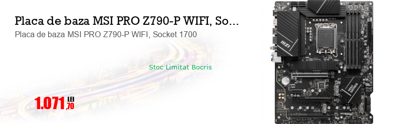 Placa de baza MSI PRO Z790-P WIFI, Socket 1700
